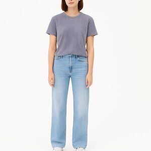 Madewell Gray-Purple Short Sleeve Tee